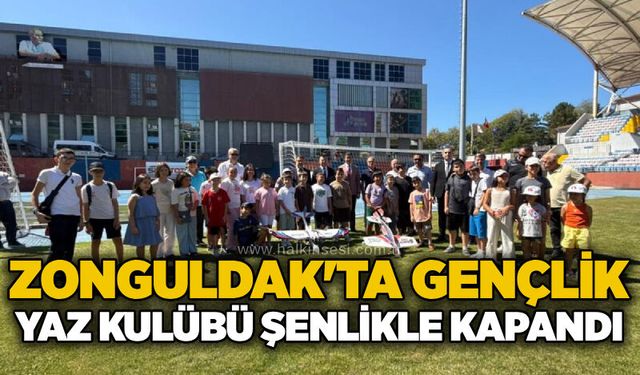 Zonguldak'ta Gençlik Yaz Kulübü şenlikle kapandı