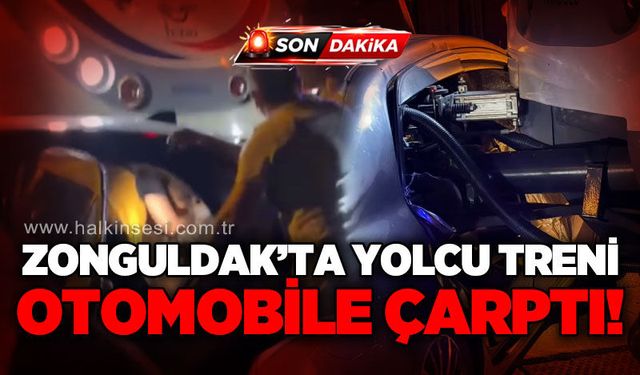 Zonguldak'ta yolcu treni kaza yaptı: Yaralılar hastaneye kaldırıldı!