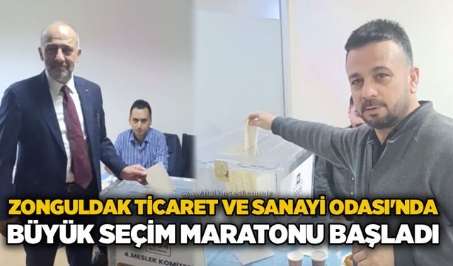 Zonguldak Ticaret ve Sanayi Odası'nda büyük seçim maratonu başladı