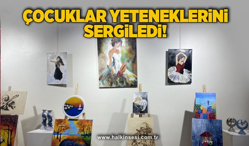 Çocuklar yeteneklerini sergiledi
