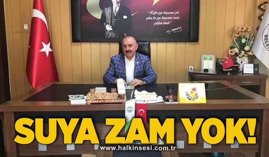 Gökçebey’de suya zam yok!