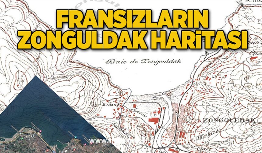 FRANSIZLARIN ZONGULDAK HARİTASI