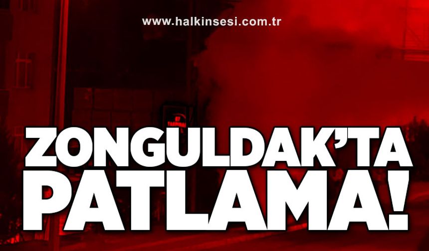 Zonguldak'ta Patlama! Korku dolu anlar yaşandı!