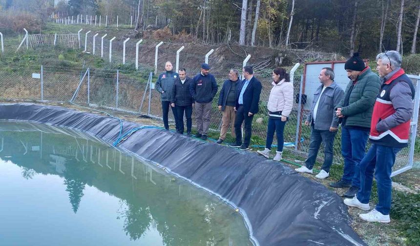 Kastamonu’da 100 tonluk su hasadı ile verimli sulama dönemi başladı