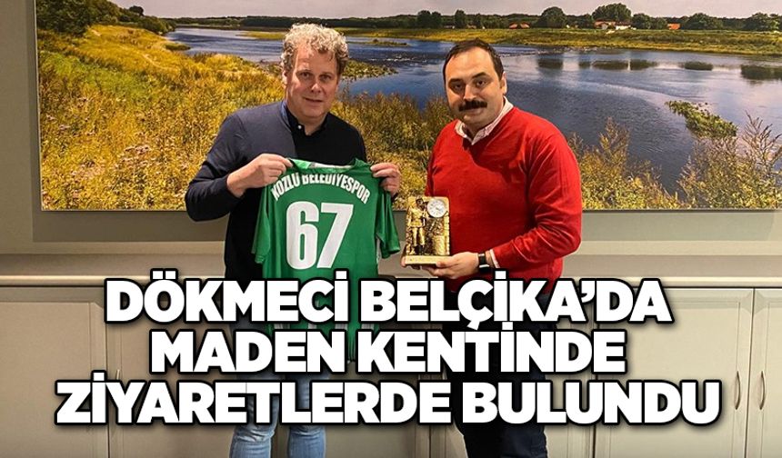 Dökmeci Belçika’da maden kentinde ziyaretlerde bulundu