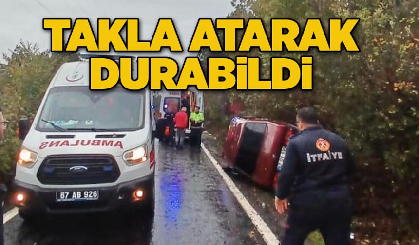 Takla atarak durabildi