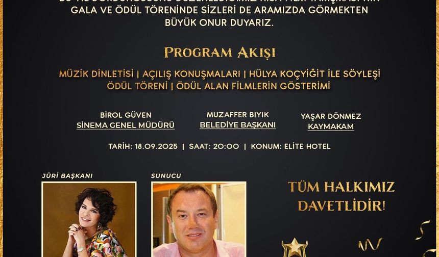 Darıca’da 4. Uluslararası Kısa Film Yarışması ödülleri sahiplerini buluyor