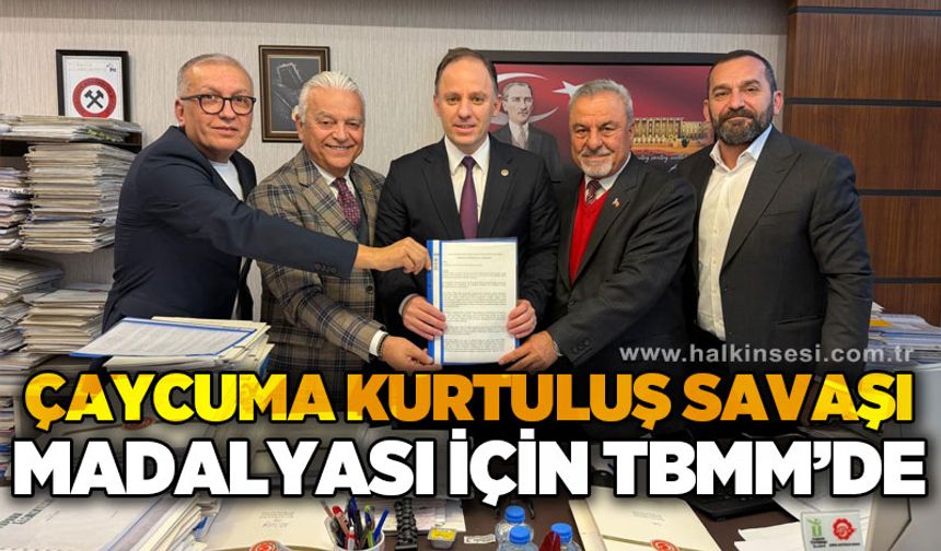 Çaycuma, Tarihi Onur için TBMM'nin kapısında!