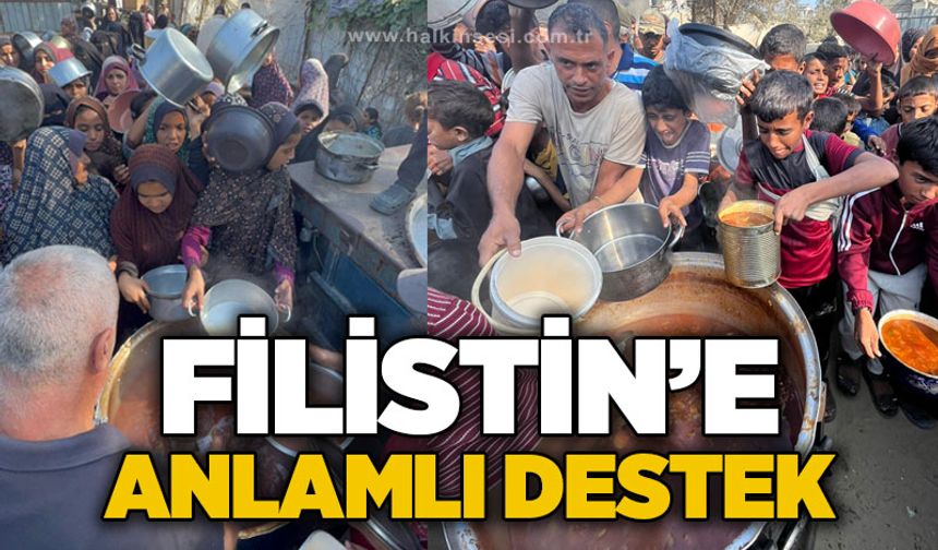 Filistin'e anlamlı destek
