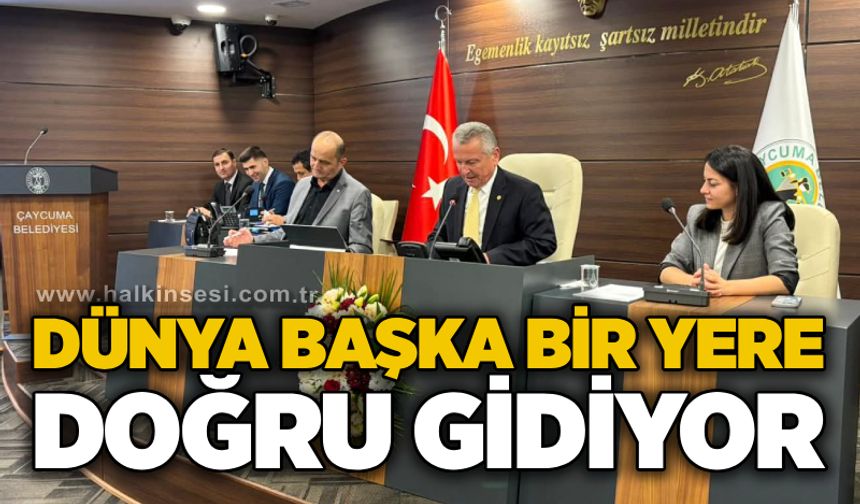 Dünya başka bir yere doğru gidiyor