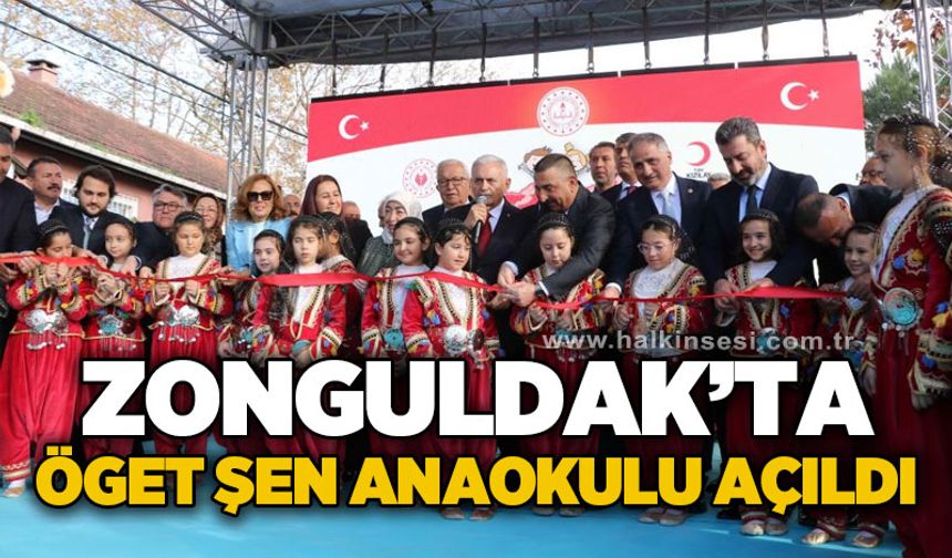 Zonguldak'ta Öget Şen Kızılay Anaokulu açıldı