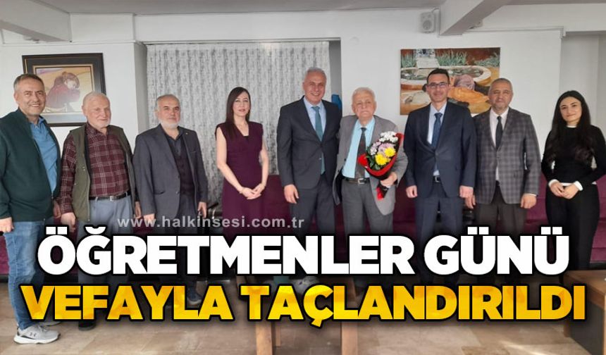 Öğretmenler Günü vefayla taçlandırıldı