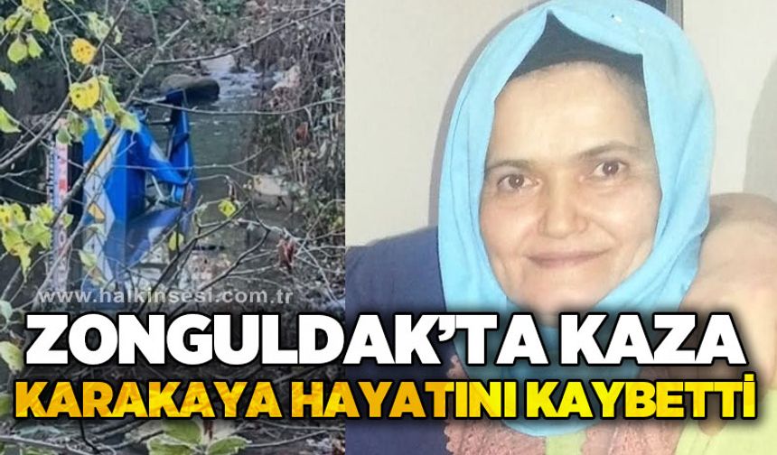 Zonguldak'ta kaza: Nevin Karakaya hayatını kaybetti