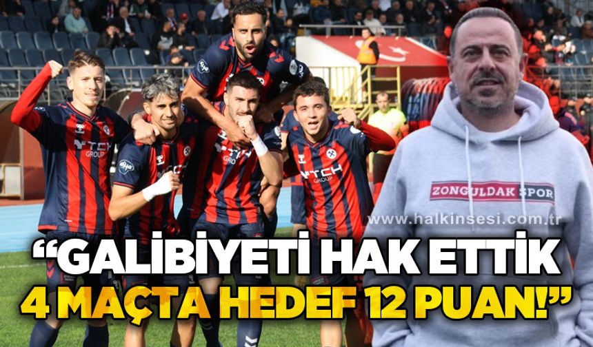 Can Güven: Galibiyeti hak ettik, 4 maçta hedef 12 puan!