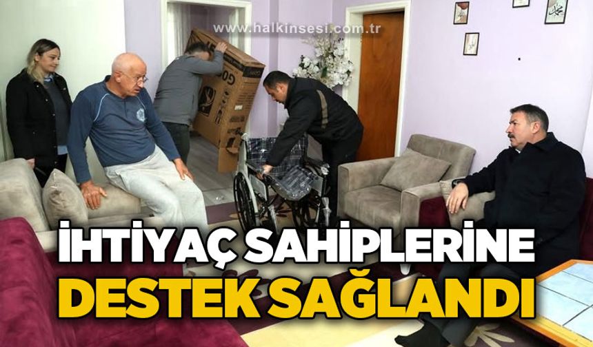 İhtiyaç sahiplerine destek sağlandı