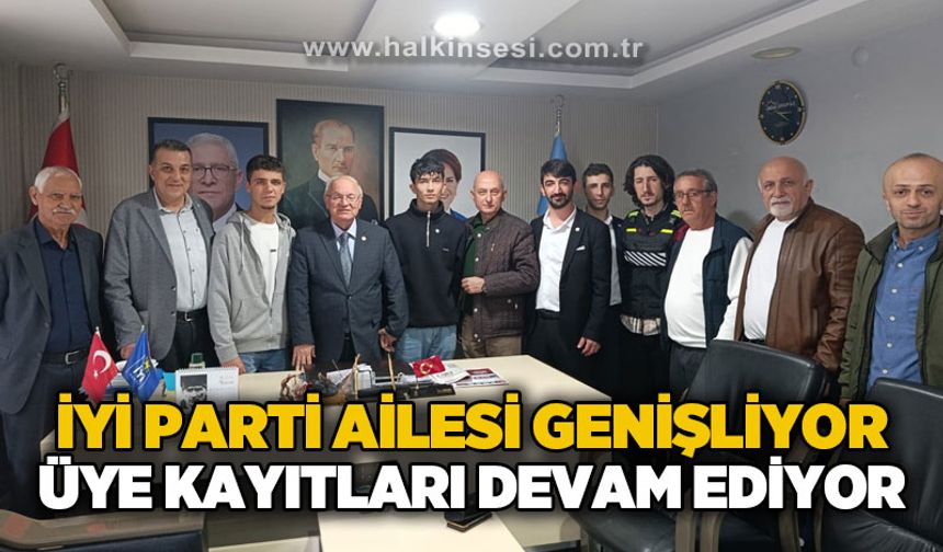 İYİ Parti Zonguldak teşkilatında üye sayısı artıyor