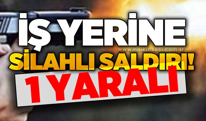 Zonguldak'ta iş yerine silahlı saldırı: 1 tutuklama