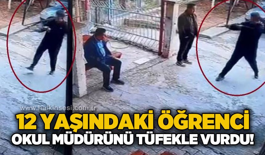 12 yaşındaki öğrenci okul müdürünü vurdu