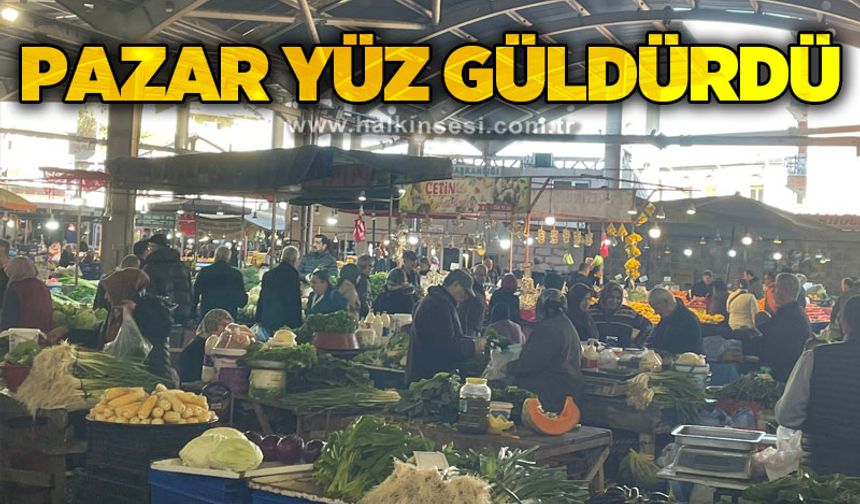 Pazar yüz güldürdü