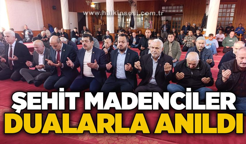 Kilimli’de Şehit Madenciler dualarla anıldı