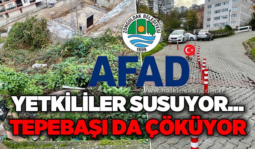 Yetkililer susuyor, Tepebaşı da çöküyor!