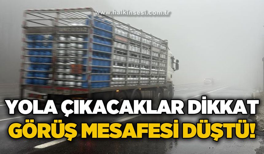 Bolu Dağı’nda sis ve sağanak etkili: Görüş mesafesi 30 metreye düştü