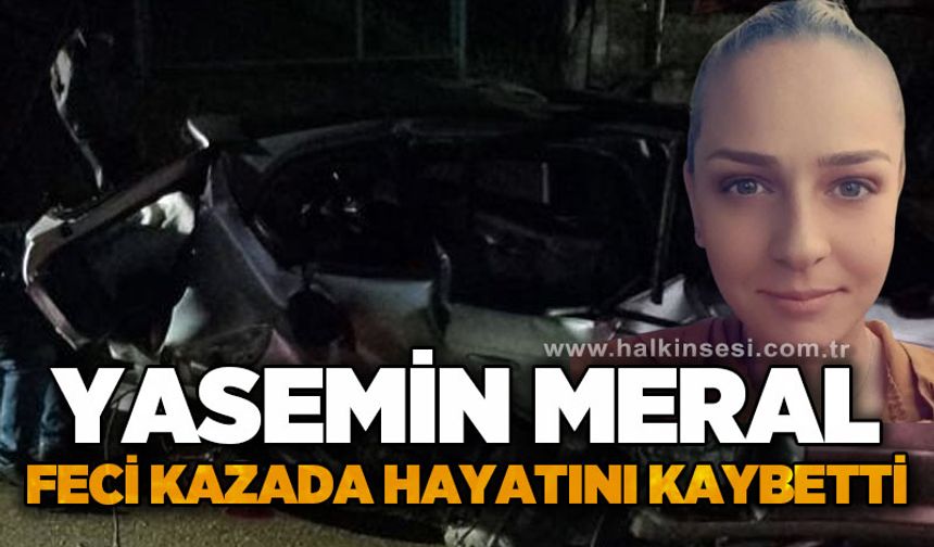 Yasemin Meral trafik kazası sonucu hayatını kaybetti