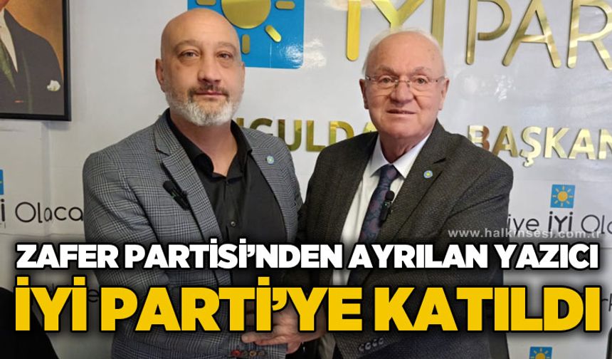 Zafer Partisi'nden ayrılan Muhsin Yazıcı, İYİ Parti'ye katıldı