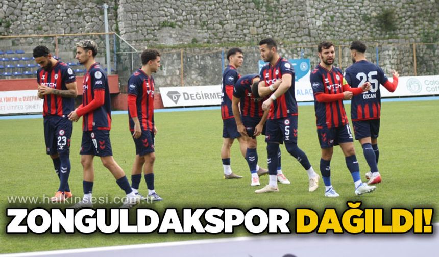 Zonguldakspor dağıldı!