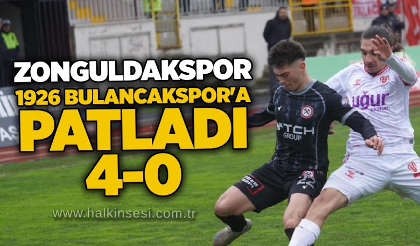 Zonguldakspor,1926 Bulancakspor'a patladı 4-0