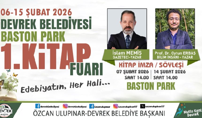 Devrek’te kitapla dolu günler başlıyor: Bastonpark 1. Kitap Fuarı kapılarını açıyor