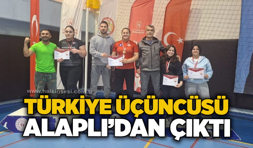 Türkiye üçüncüsü Alaplı’dan çıktı
