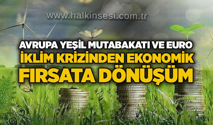 Avrupa Yeşil Mutabakatı ve Euro: İklim krizinden ekonomik fırsata dönüşüm