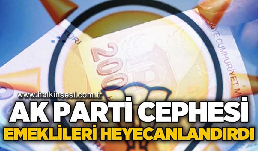 AK Parti cephesi emeklileri heyecanlandırdı