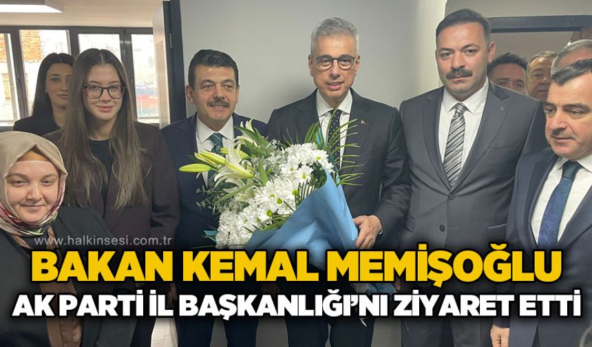 Kemal Memişoğlu Zonguldak’ta AK Parti İl Başkanlığını ziyaret etti