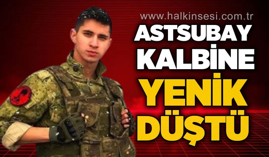 Zonguldaklı Astsubay kalbine yenik düştü