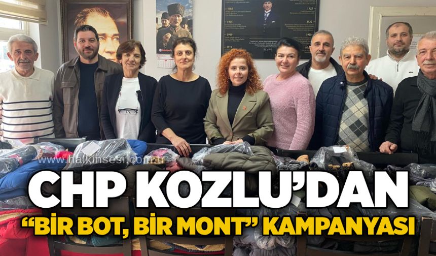 CHP Kozlu’dan “Bir Bot, Bir Mont” kampanyası