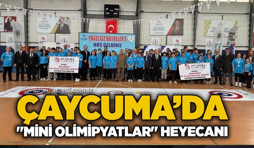 Çaycuma’da "Mini Olimpiyatlar" heyecanı