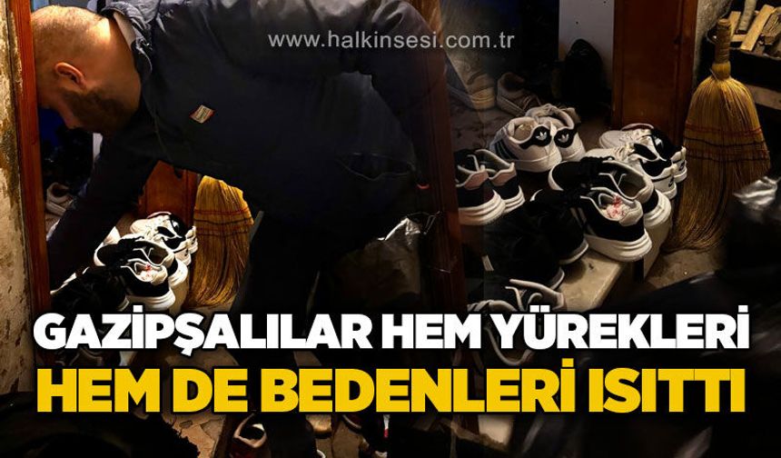 Gazipaşa Yardımlaşma Derneği hem yürekleri hem de bedenleri ısttı
