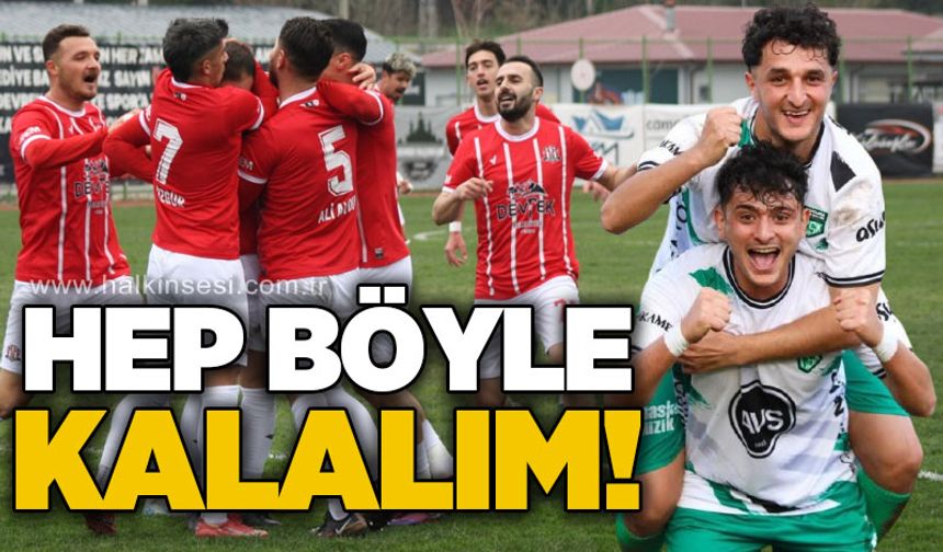 Hep böyle kalalım!