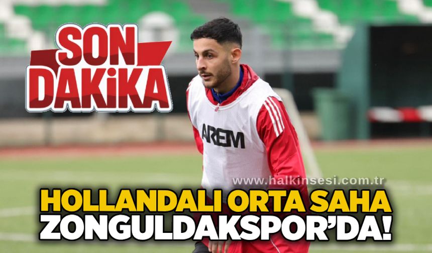 Hollandalı orta saha Zonguldakspor’da!