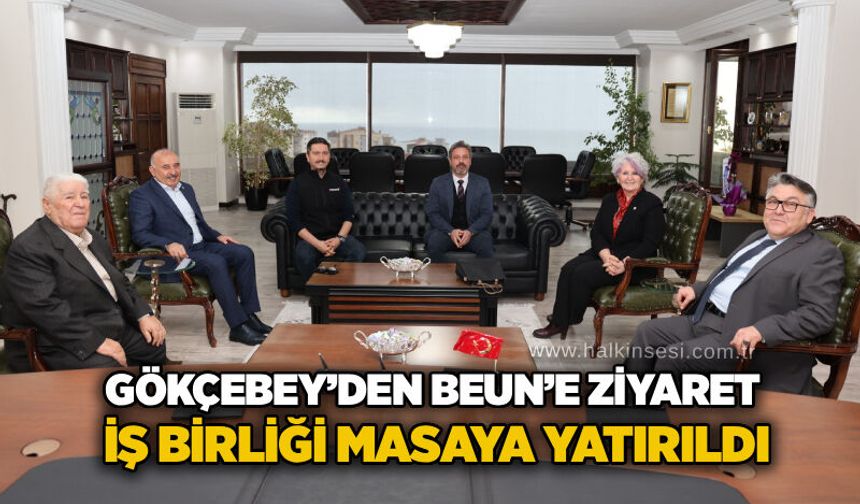 Gökçebey’den BEUN’e ziyaret: İş birliği masaya yatırıldı