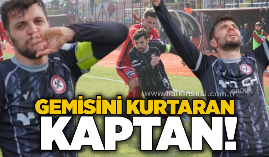 Gemisini kurtaran kaptan Serhat Baştan, Elmas’a hayati bir 3 puan kazandırdı!