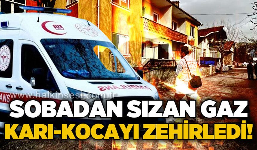 Sobadan sızan gaz karı-kocayı zehirledi