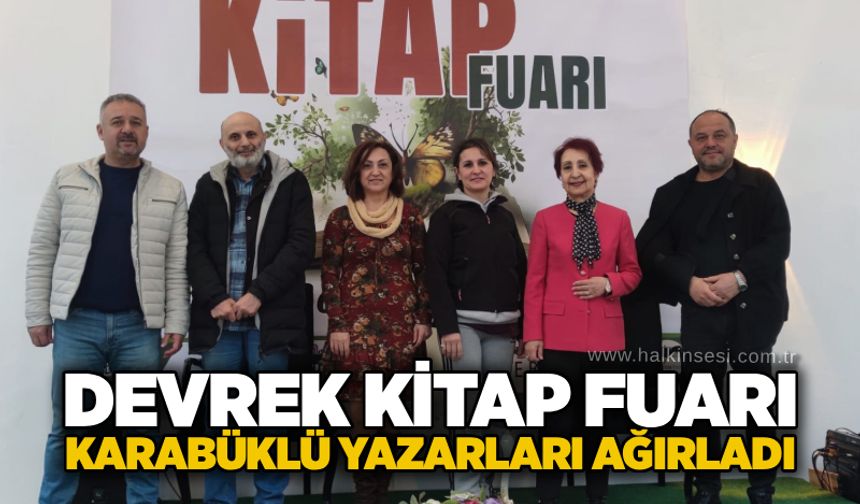 Devrek Kitap Fuarı Karabüklü yazarları ağırladı