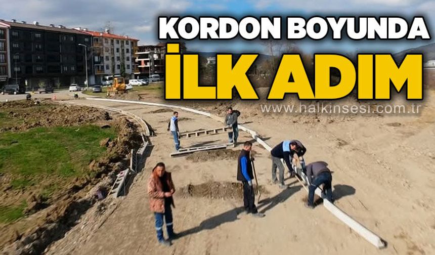 Kordon boyunda ilk adım