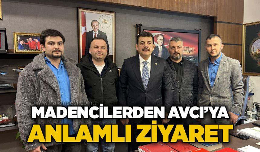 TBMM’de Madencilerden ziyaret