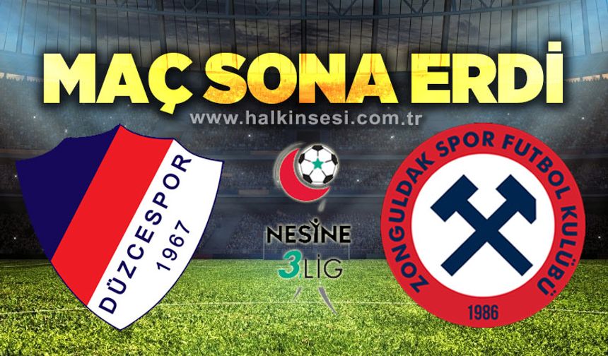 Düzcespor - Zonguldakspor | Canlı Anlatım