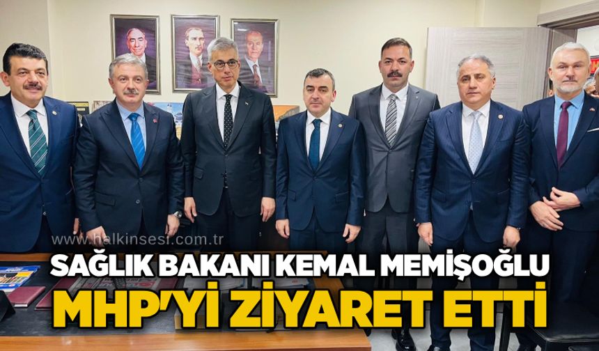Sağlık Bakanı Kemal Memişoğlu MHP'yi ziyaret etti