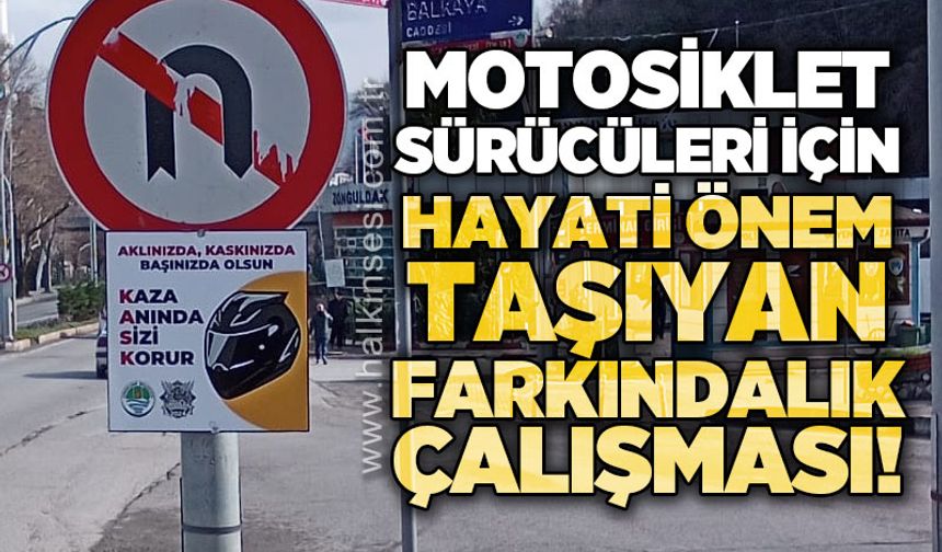 Motosiklet sürücüleri için hayati önem taşıyan farkındalık çalışması